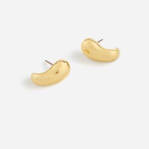 Madewell Gold Curved Earrings